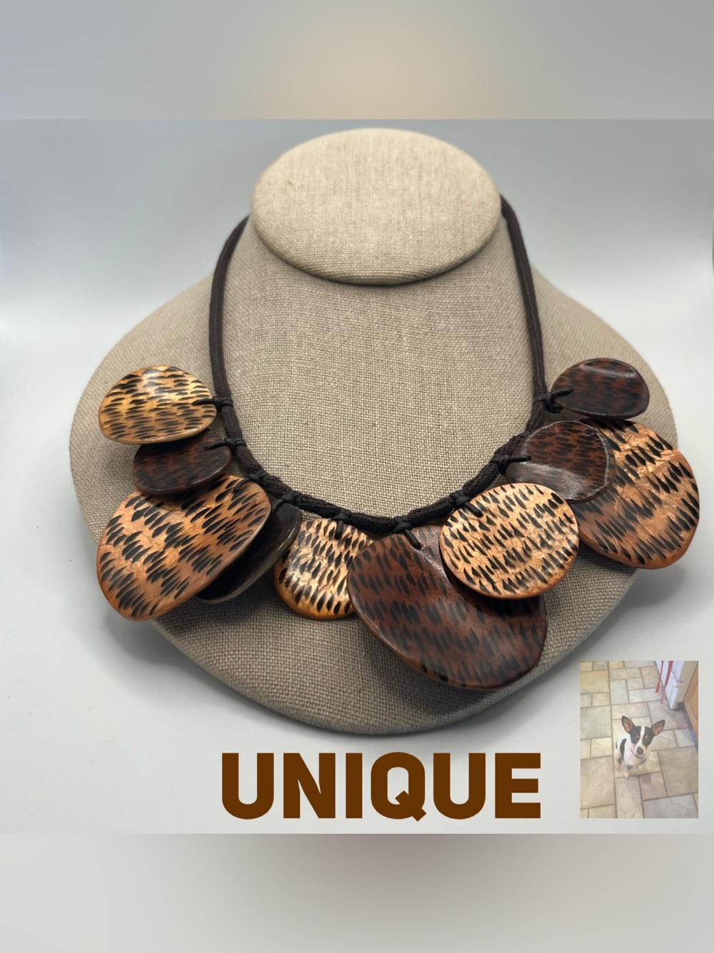 Boho Style Coconut Shell Collar Necklace